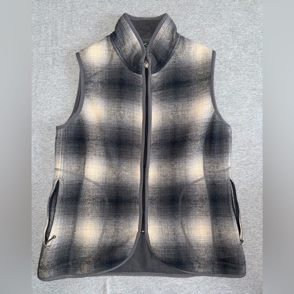 Woolrich Women's Black Heather Zip Vest